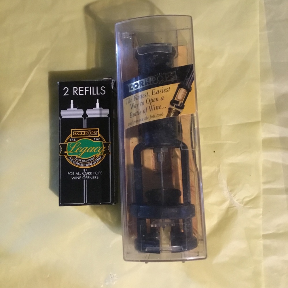 Legacy Wine Opener with Refills - Black
